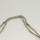 Jimmy Choo Chain Shoulder Bag Leather Gray Silver Auth bs24681-14