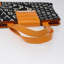 BVLGARI Shoulder Bag Canvas Black Silver Auth bs24682-7