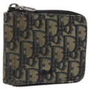 Christian Dior Trotter Canvas Wallet Navy Auth bs24695-1