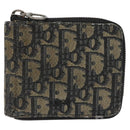 Christian Dior Trotter Canvas Wallet Navy Auth bs24695-13