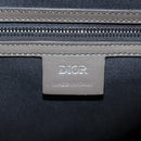 Christian Dior Tote Bag Trotter Canvas Gray Silver Auth bs24696SAM-21