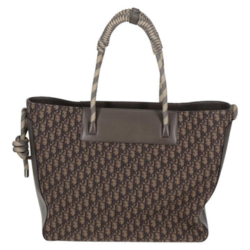 Christian Dior Tote Bag Trotter Canvas Gray Silver Auth bs24696SAM - 0