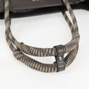 Christian Dior Tote Bag Trotter Canvas Gray Silver Auth bs24696SAM-7
