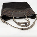 Christian Dior Tote Bag Trotter Canvas Gray Silver Auth bs24696SAM-8