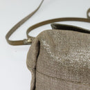 Chloe Shoulder Bag Leather Beige Gold Auth bs24699-10