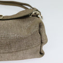 Chloe Shoulder Bag Leather Beige Gold Auth bs24699-15