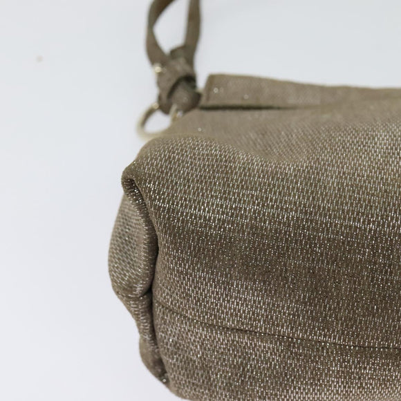 Chloe Shoulder Bag Leather Beige Gold Auth bs24699