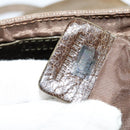 Chloe Shoulder Bag Leather Beige Gold Auth bs24699-23