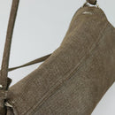 Chloe Shoulder Bag Leather Beige Gold Auth bs24699-6