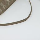 Chloe Shoulder Bag Leather Beige Gold Auth bs24699-7