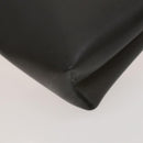 Salvatore Ferragamo Gancini Pouch Leather Canvas 2 Set Brown Black Auth bs24710-7