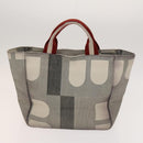 BALLY Bag PVC Canvas 3Set Black Brown gray Auth bs24711-11