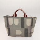 BALLY Bag PVC Canvas 3Set Black Brown gray Auth bs24711-12