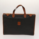BALLY Bag PVC Canvas 3Set Black Brown gray Auth bs24711-2