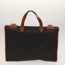 BALLY Bag PVC Canvas 3Set Black Brown gray Auth bs24711-3