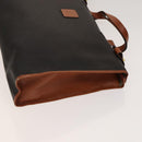 BALLY Bag PVC Canvas 3Set Black Brown gray Auth bs24711-4