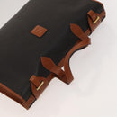 BALLY Bag PVC Canvas 3Set Black Brown gray Auth bs24711-5