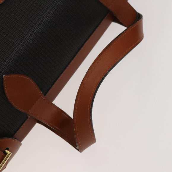 BALLY Bag PVC Canvas 3Set Black Brown gray Auth bs24711