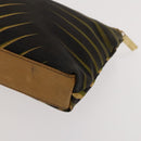 GUCCI Pouch Leather nylon 2Set Black Beige Auth bs24715-15