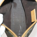 GUCCI Pouch Leather nylon 2Set Black Beige Auth bs24715-16