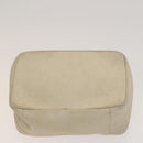 GUCCI Pouch Leather nylon 2Set Black Beige Auth bs24715-7