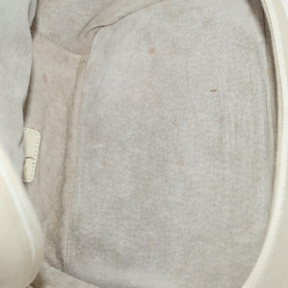 GUCCI Pouch Leather nylon 2Set Black Beige Auth bs24715