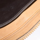 CELINE C Sulky Shoulder Bag PVC Beige Gold Auth bs24717-12