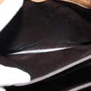 CELINE C Sulky Shoulder Bag PVC Beige Gold Auth bs24717-21