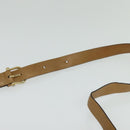 CELINE C Sulky Shoulder Bag PVC Beige Gold Auth bs24717-8