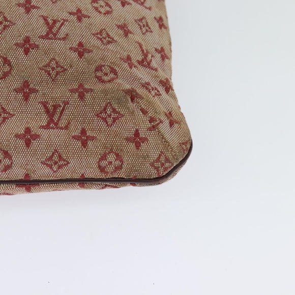 LOUIS VUITTON Monogram Mini Françoise Bag 2way Red Cherry M92210 LV Auth bs24722