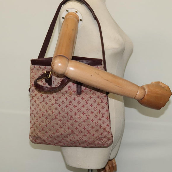 LOUIS VUITTON Monogram Mini Françoise Bag 2way Red Cherry M92210 LV Auth bs24722