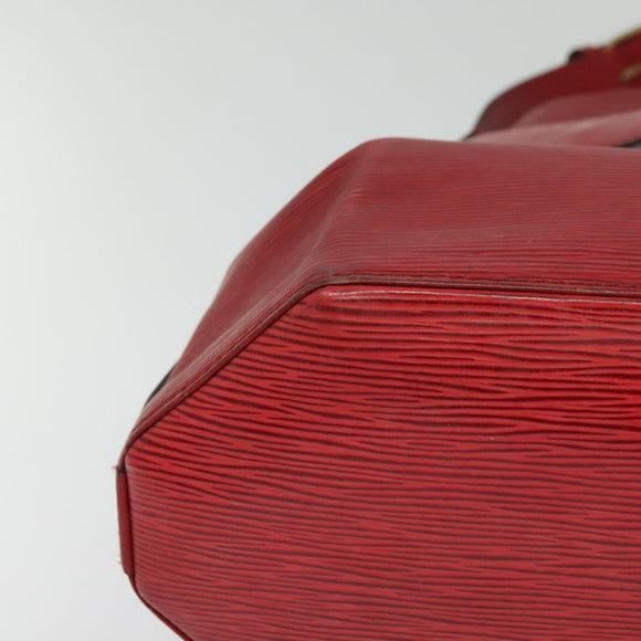 LOUIS VUITTON Epi Sac Depaule PM Shoulder Bag Red M80207 LV Auth bs24723