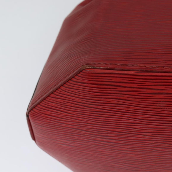 LOUIS VUITTON Epi Sac Depaule PM Shoulder Bag Red M80207 LV Auth bs24723