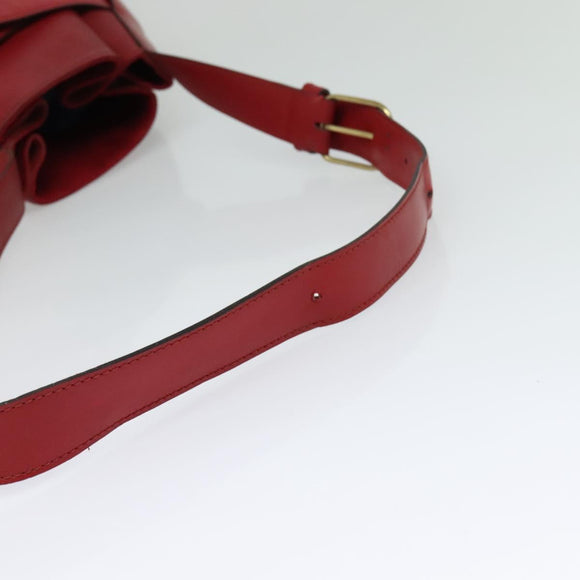 LOUIS VUITTON Epi Sac Depaule PM Shoulder Bag Red M80207 LV Auth bs24723