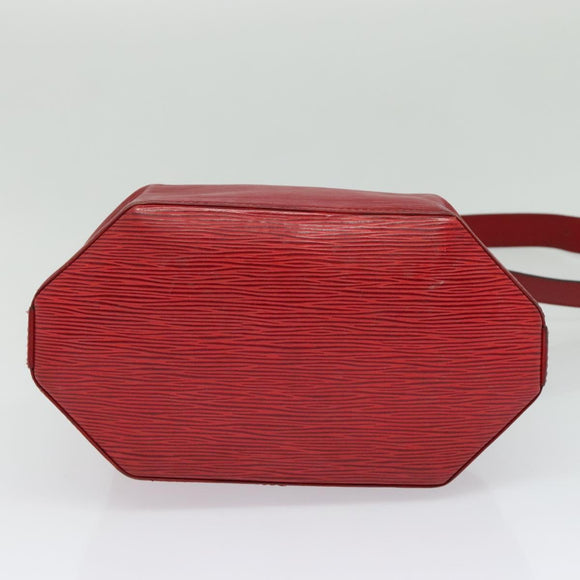 LOUIS VUITTON Epi Sac Depaule PM Shoulder Bag Red M80207 LV Auth bs24723