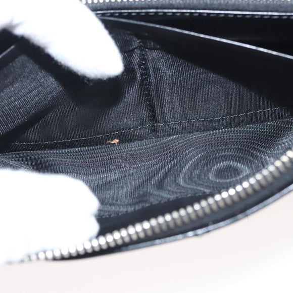 PRADA Long Wallet Nylon Black Auth bs24726