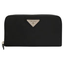 PRADA Long Wallet Nylon Black Auth bs24726-13