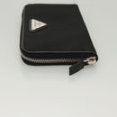 PRADA Long Wallet Nylon Black Auth bs24726-4