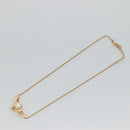 Christian Dior Necklace metal Gold Auth bs24729-2