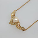 Christian Dior Necklace metal Gold Auth bs24729-3