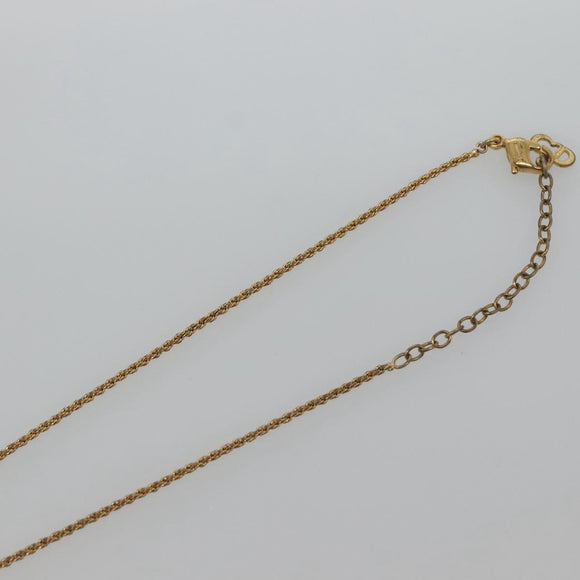 Christian Dior Necklace metal Gold Auth bs24730