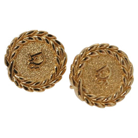 Christian Dior Earring metal 2Set Gold Auth bs24734 - 0