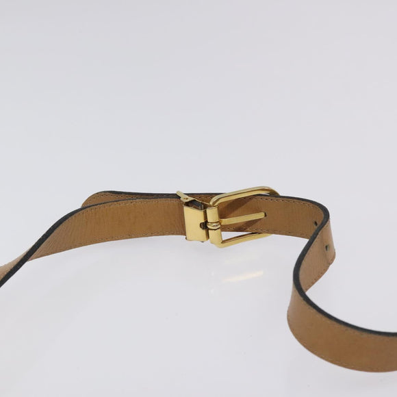 Christian Dior Honeycomb Canvas Shoulder Bag PVC Black Gold Auth bs24741