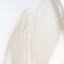 CELINE Triangle bag Shoulder Bag Leather White Auth bs24743-18