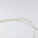 CELINE Triangle bag Shoulder Bag Leather White Auth bs24743-8