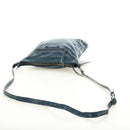 BALENCIAGA Classic Flat Shoulder Bag Leather Blue Auth bs24746-8