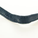 BALENCIAGA Classic Flat Shoulder Bag Leather Blue Auth bs24746-5