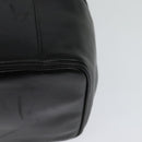 Salvatore Ferragamo Vanity Pouch Leather Black Silver Auth bs24755-13