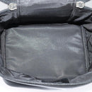 Salvatore Ferragamo Vanity Pouch Leather Black Silver Auth bs24755-16