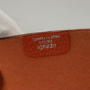 HERMES Yuris MM Note Cover Leather Orange Auth bs24760-17